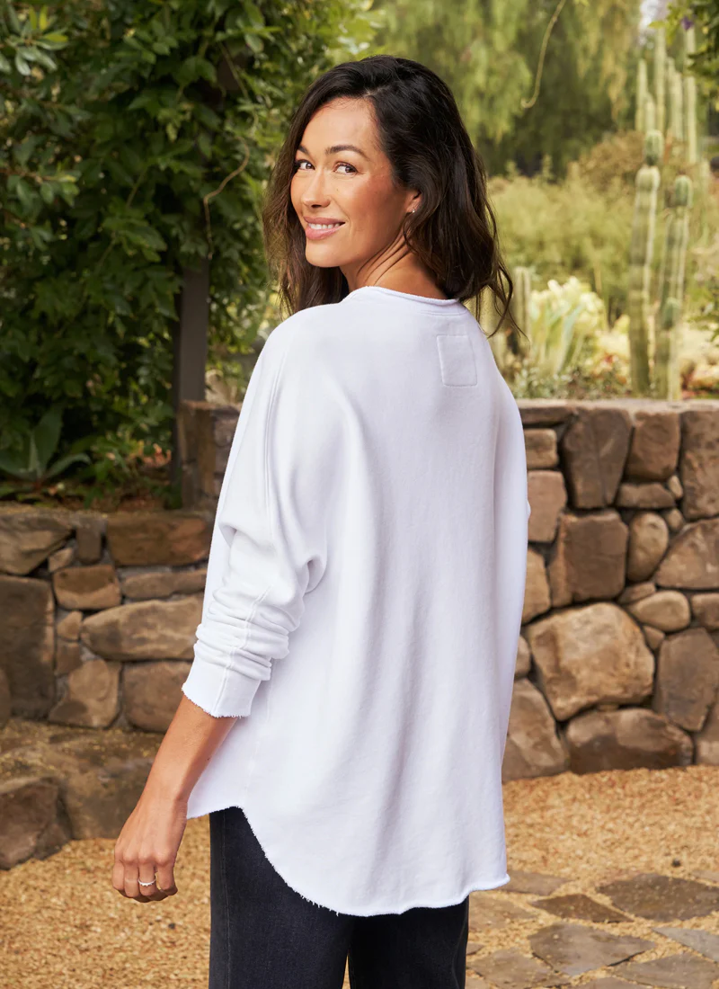 Anna Triple Fleece Long Sleeve Capelet - Image 2