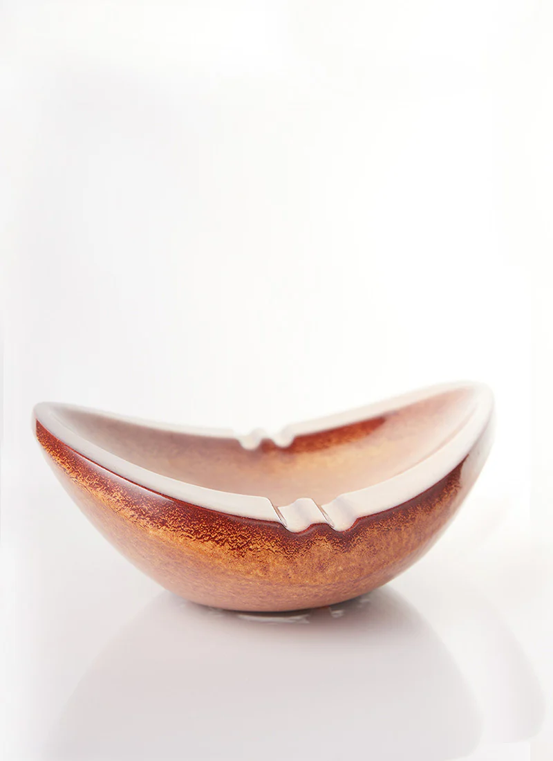 Bertoncello Screziato Mid-Mod Soft Twist Dish, 1960s-80s