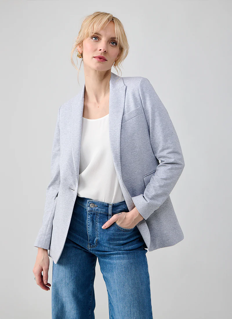 Boyfriend 1 Button Long Blazer