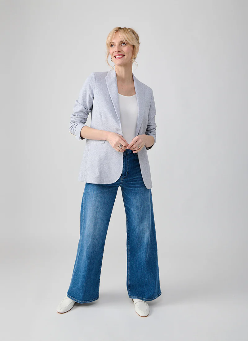 Boyfriend 1 Button Long Blazer - Image 4