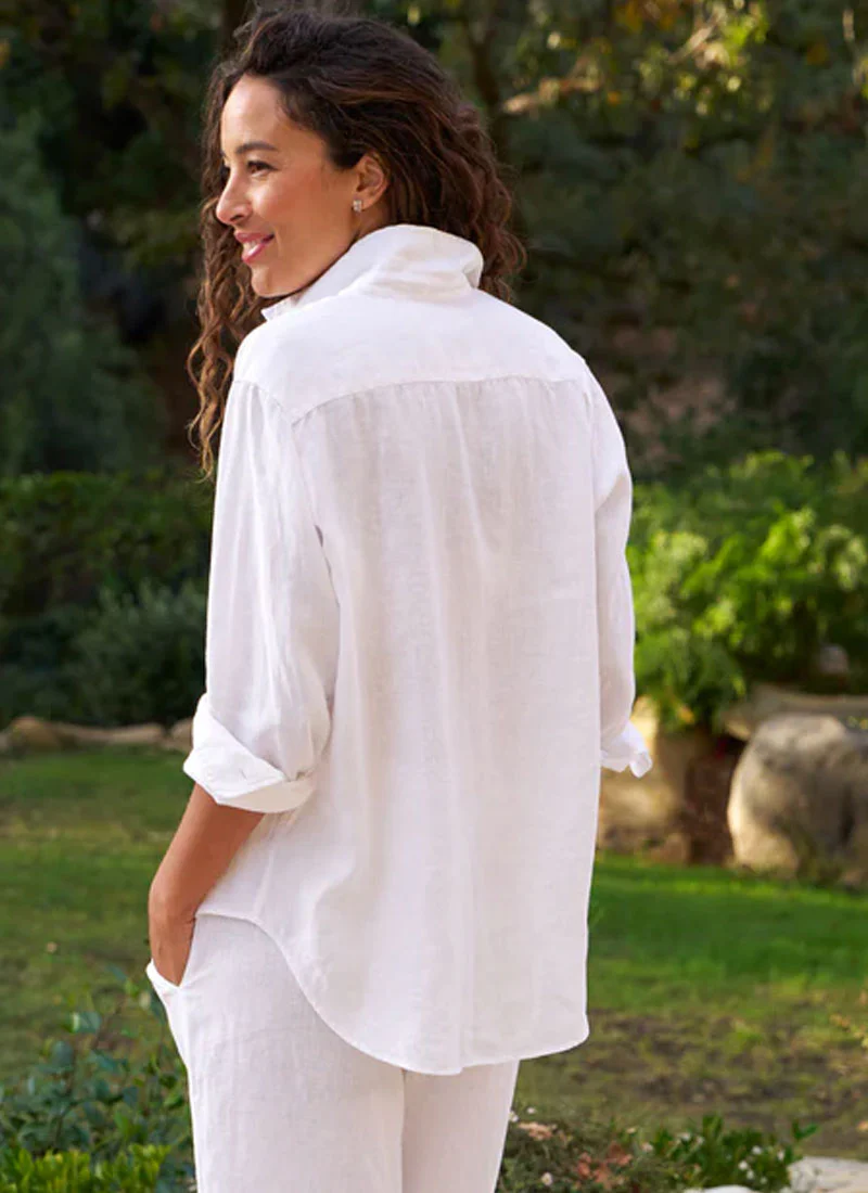 Eileen Washed Linen Shirt - Image 2