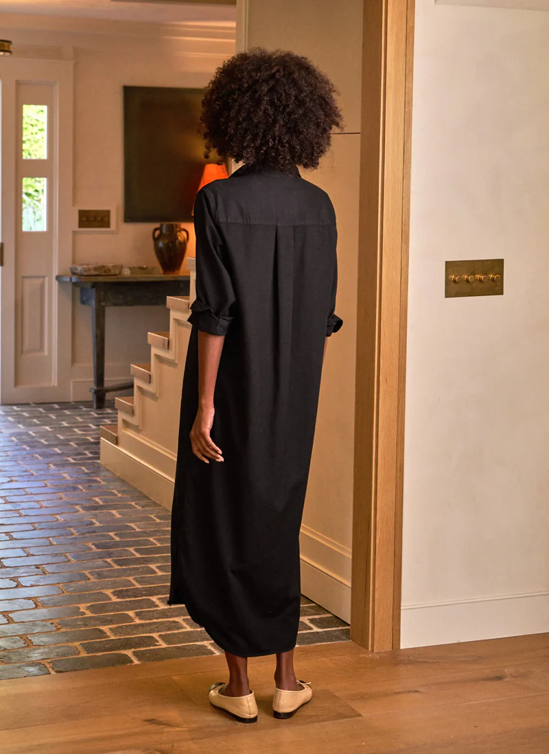 Rory Black Famous Denim Shirtdress - Image 3