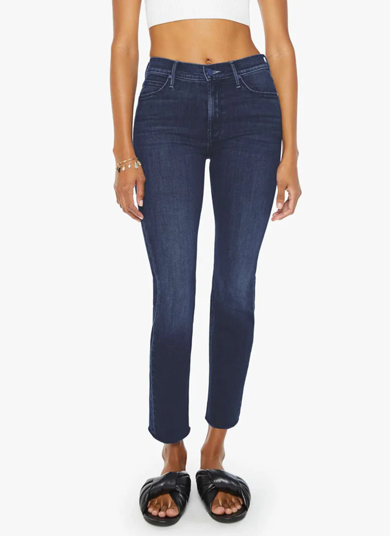 The Mid-Rise Dazzler Ankle Jeans