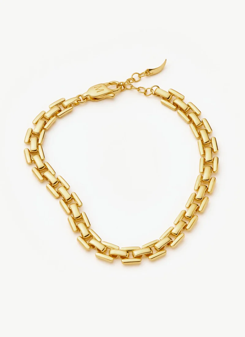 Timepiece Link Chain Bracelet Gold - Image 2