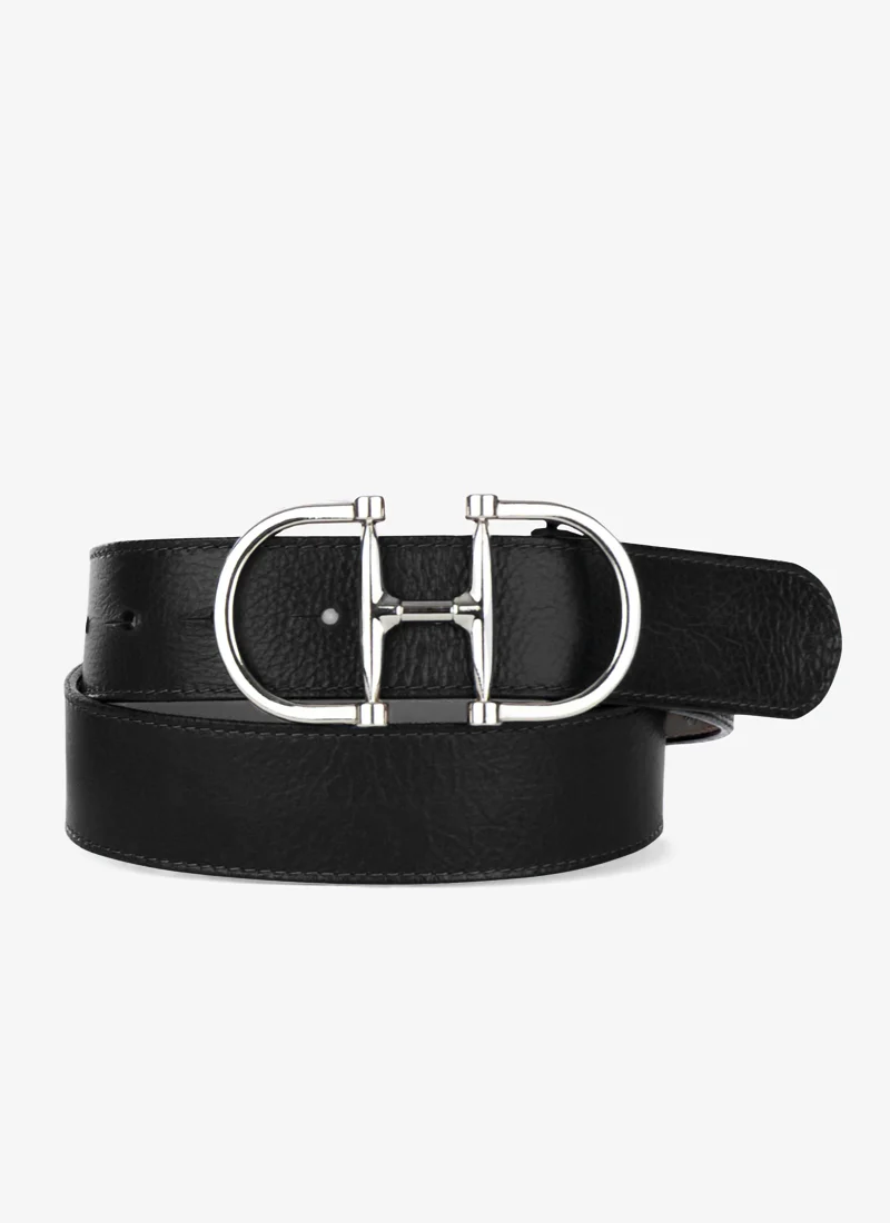 Kasi Pebbled Leather Belt