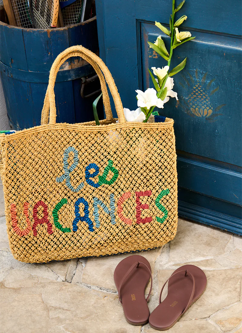 Barry Les Vacances Jute Tote - Image 2