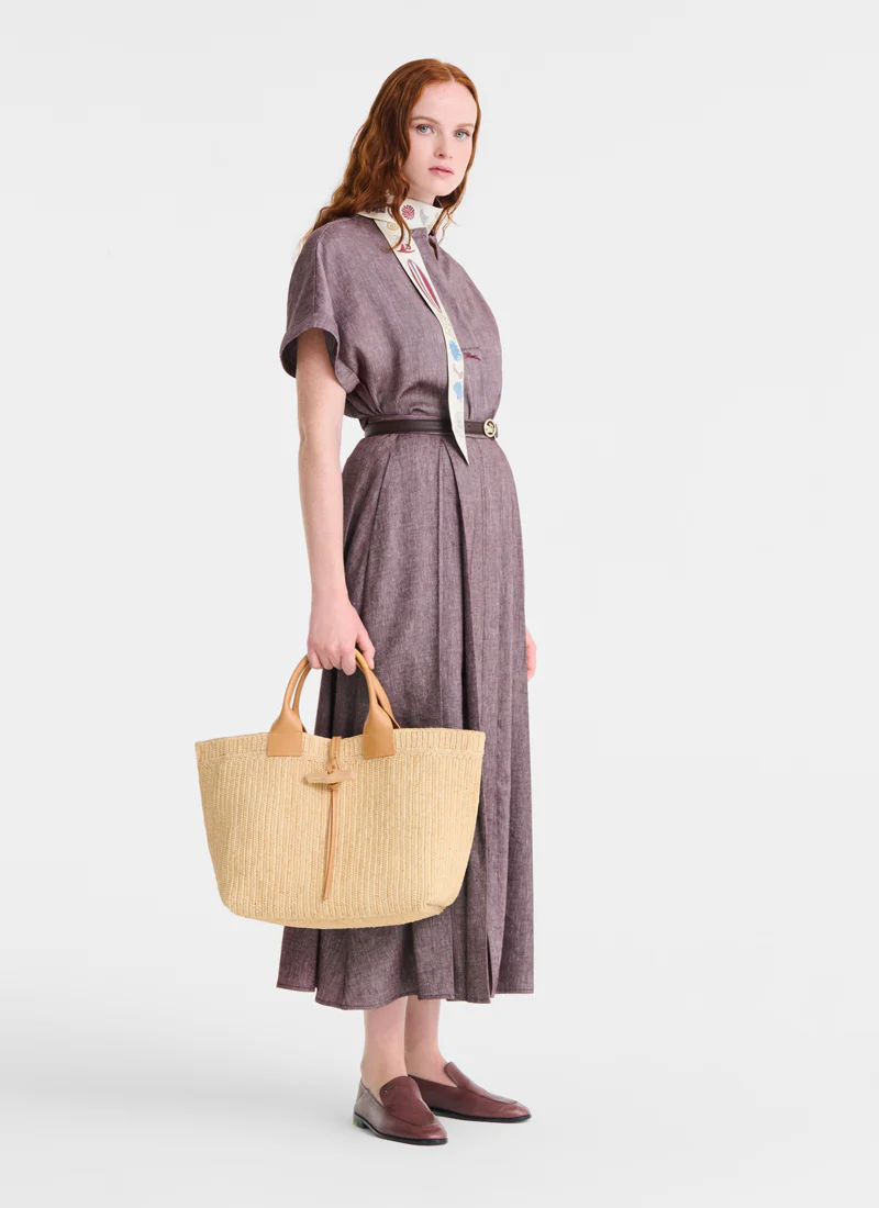 Le Roseau Raffia L Tote Bag - Image 2