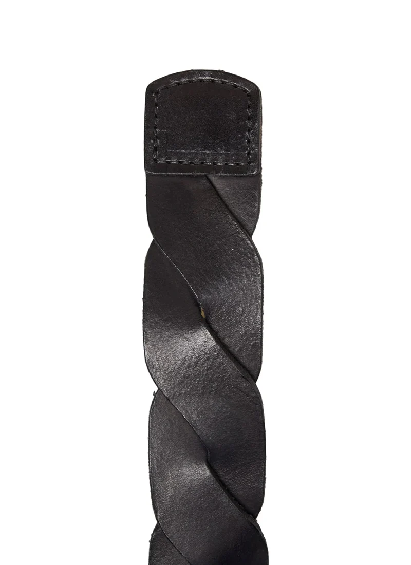 Cate Braided Oval Buckle Belt - Image 5
