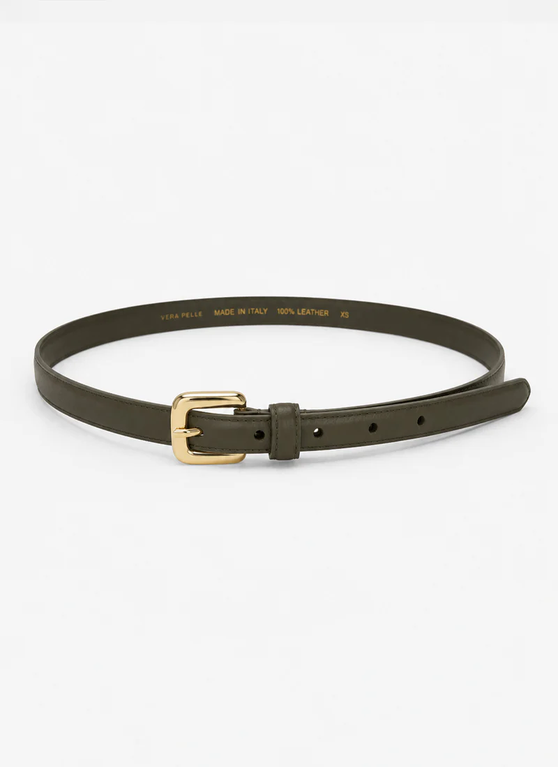 Gloriosa Thin Leather Belt