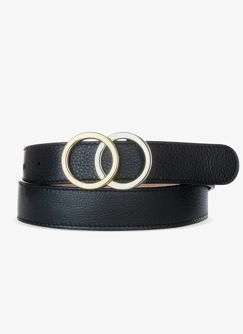 Otir Pebbled Leather Belt