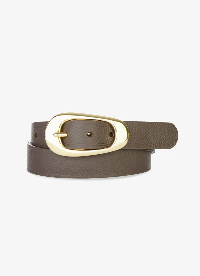 Zya Pebbled Belt