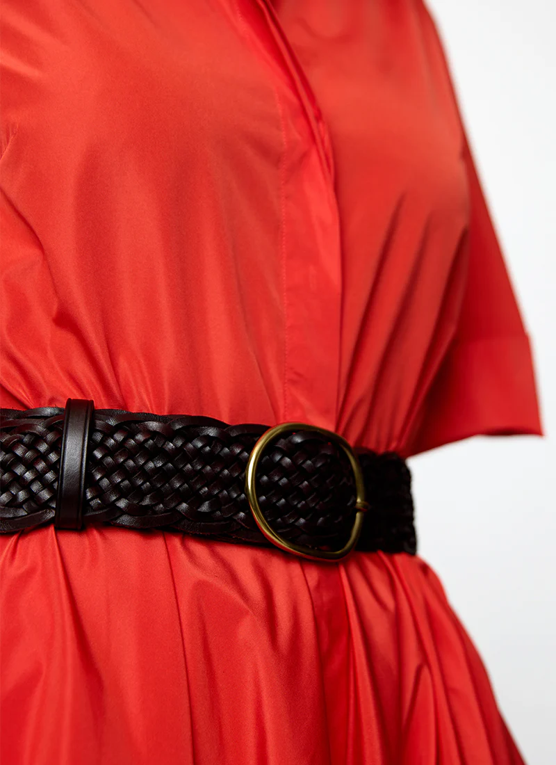 Weave Oval Buckle Belt - Image 3