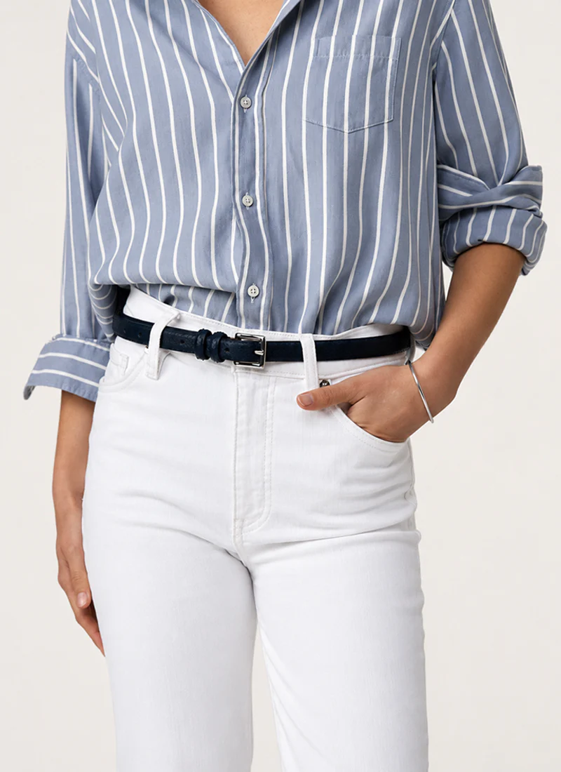 Isa Thin Leather Belt - Image 3