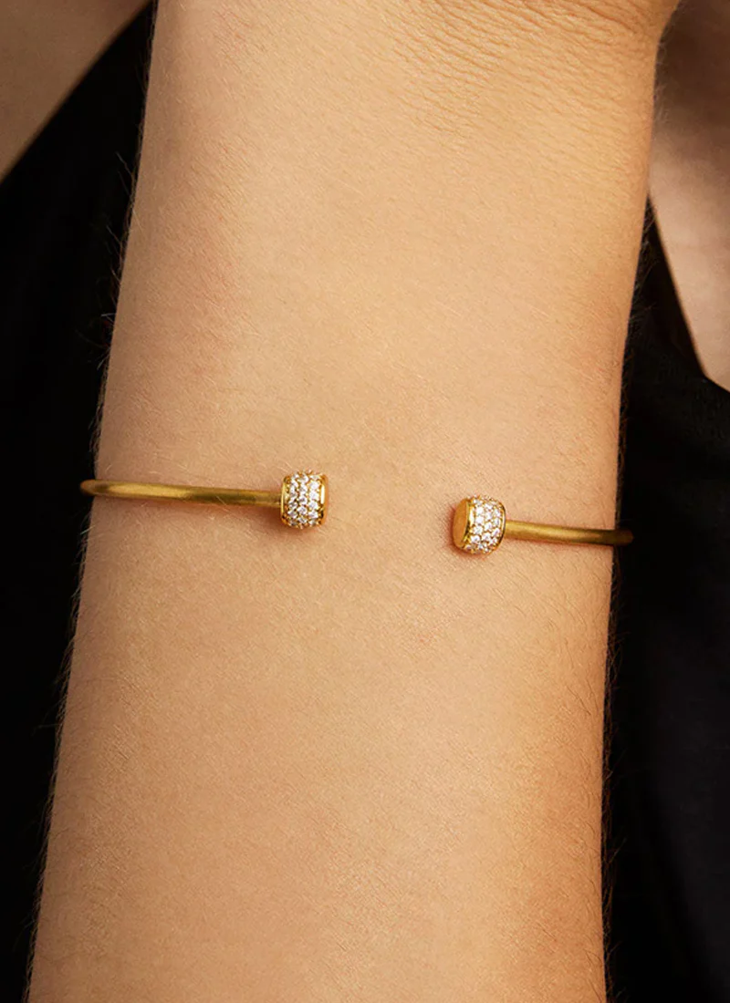 Juliette Pavé Twist Bangle