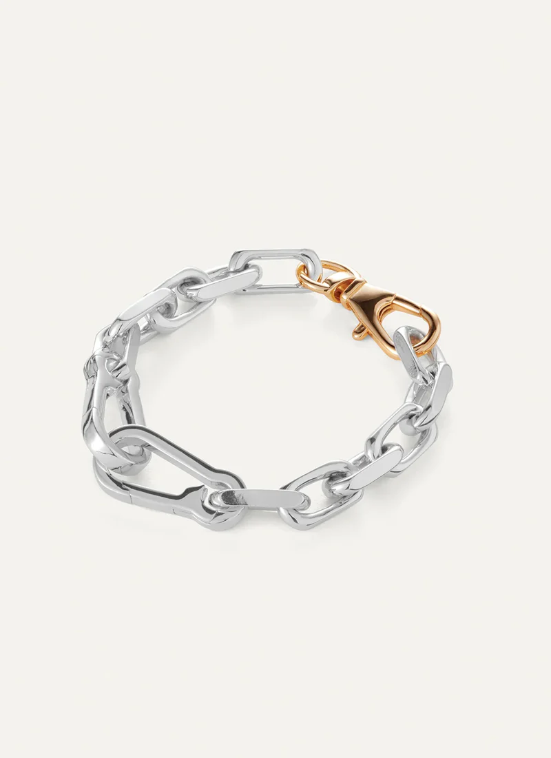 Padlock Heart Chain Bracelet - Image 4