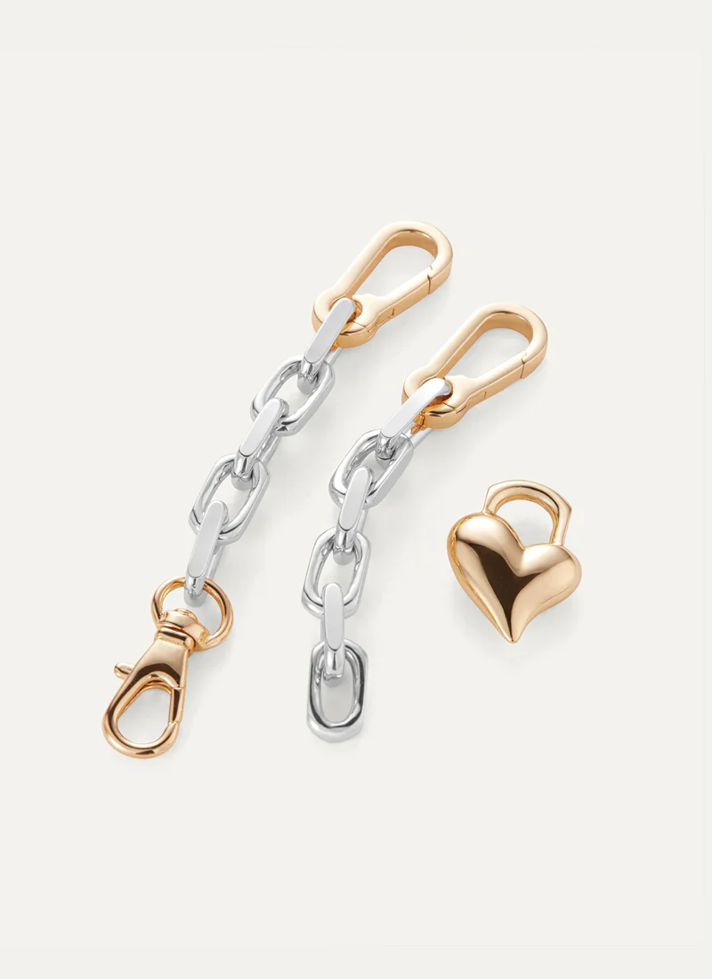 Padlock Heart Chain Bracelet - Image 5