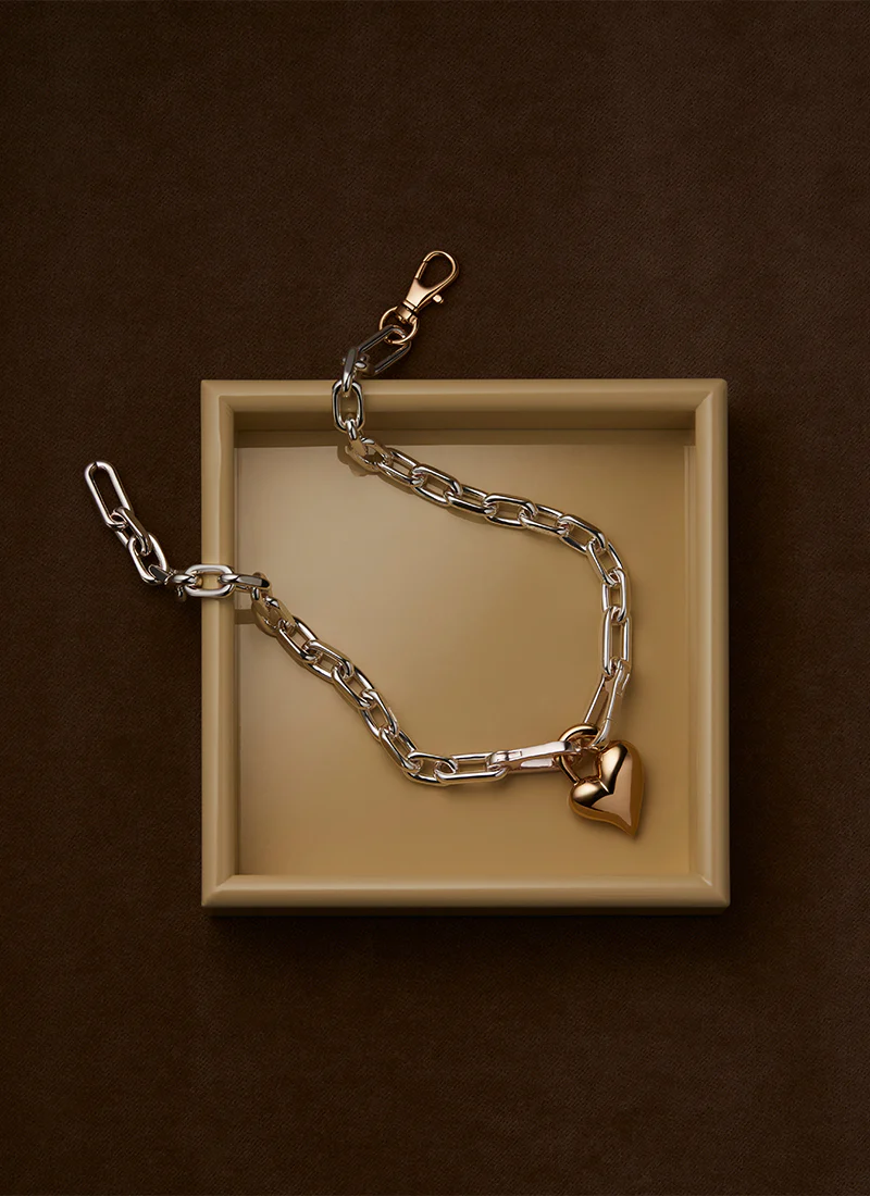Padlock Heart Chain Bracelet - Image 6