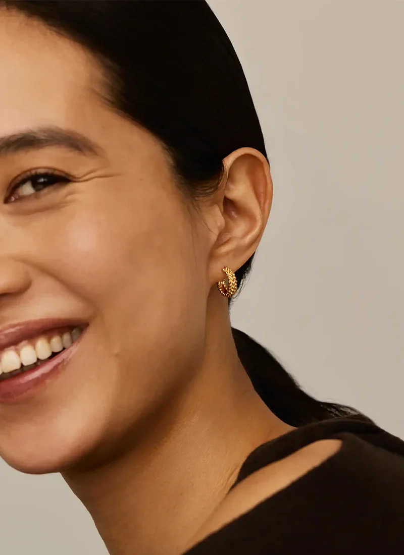 Baya Small Hoop Earrings - Image 4