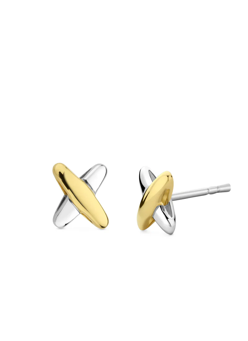 Cross Charm Studs - Image 2