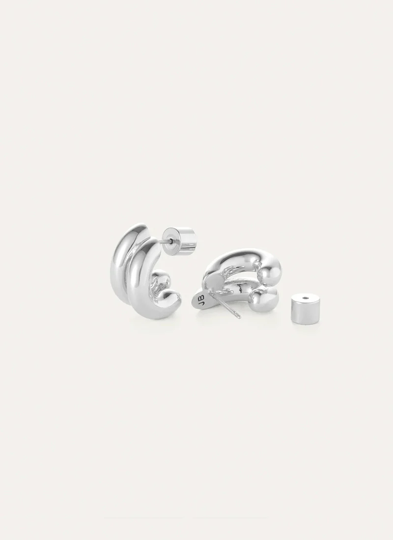Mini Florence Silver Earrings - Image 2
