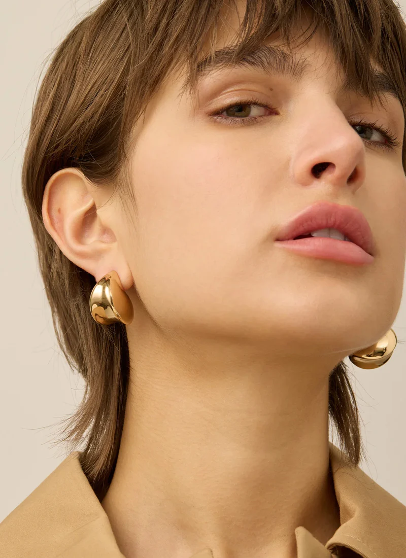 Paige Puff Earrings - Image 3