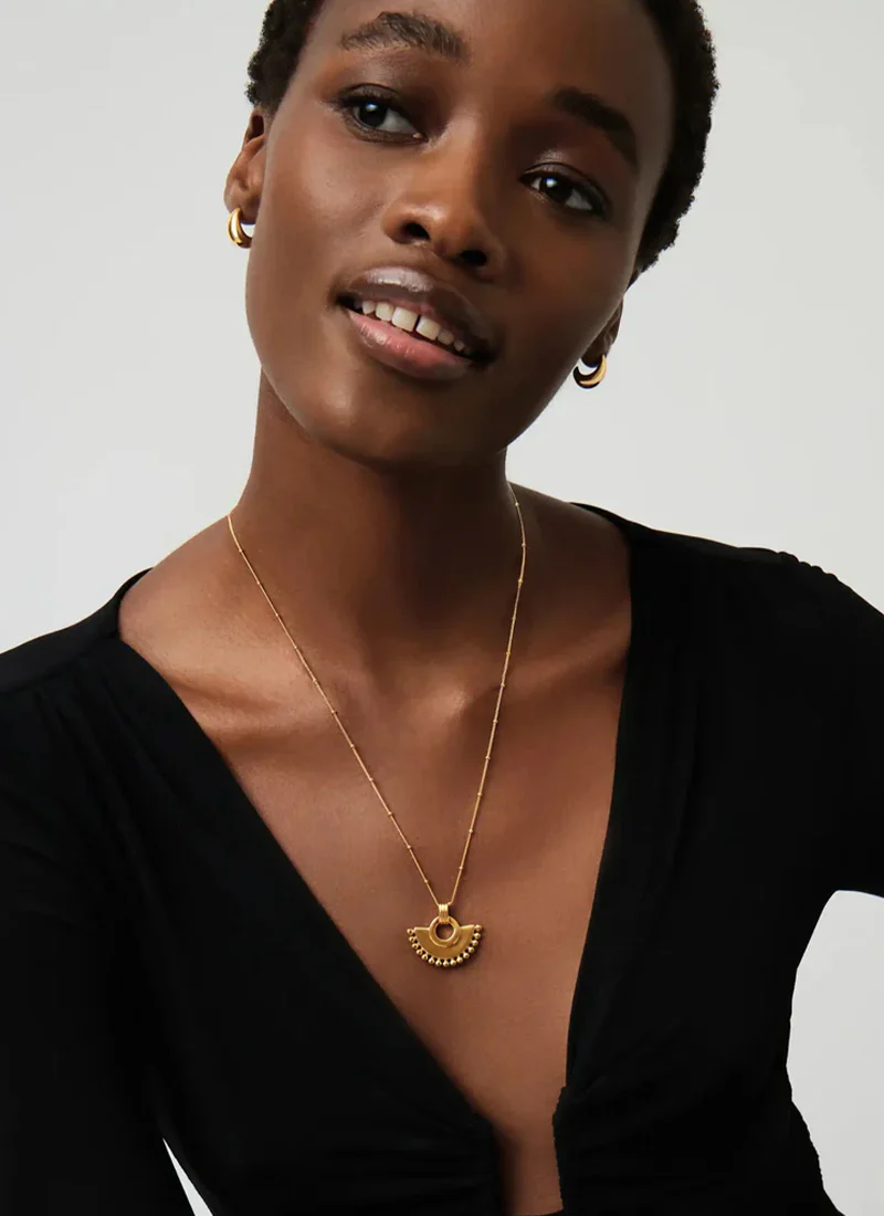 Zenyu Fan Necklace - Image 2
