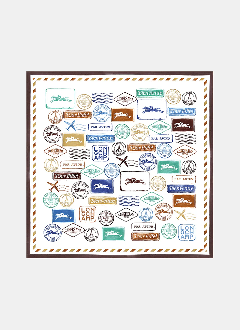 Evasions Square Silk Scarf