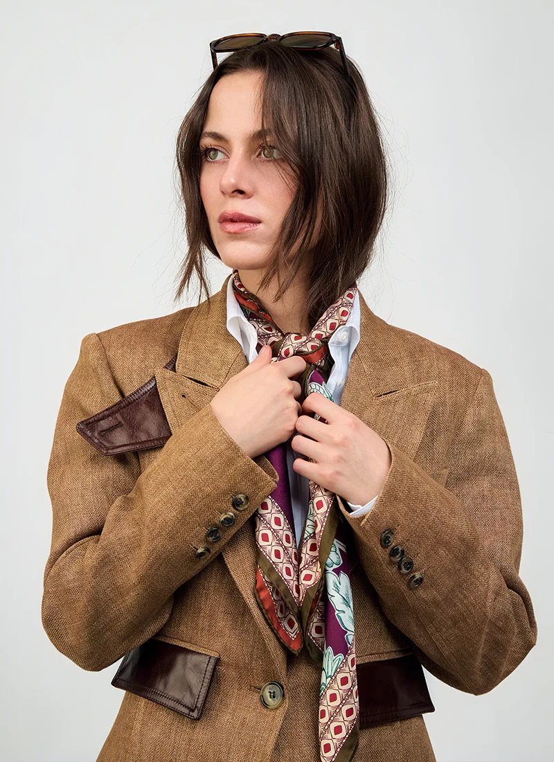Rose Garden Silk Scarf - Image 4