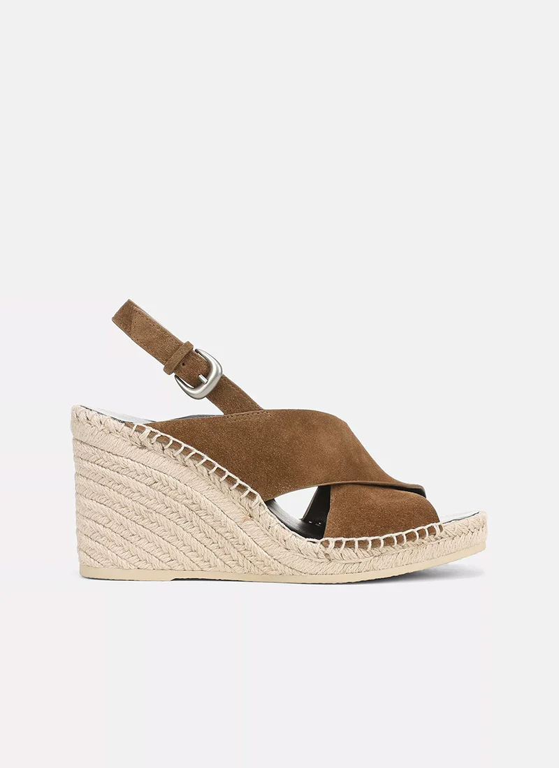 Georgia Suede Wedge Sandals