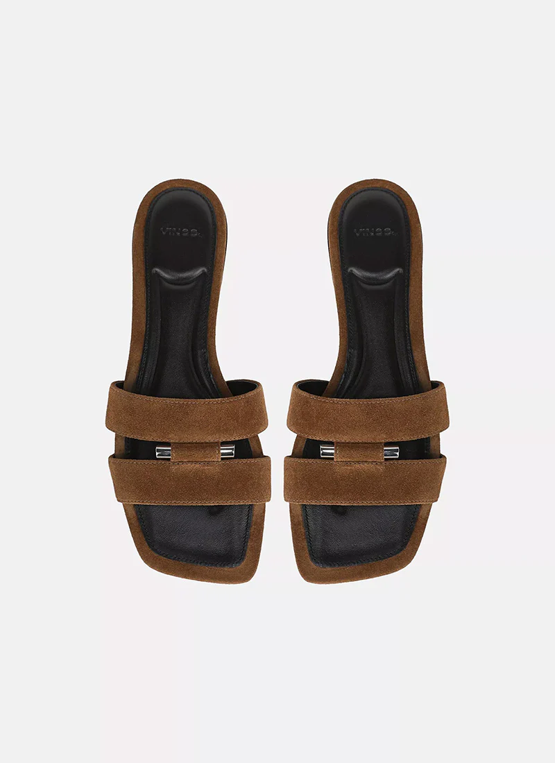 Piper Suede Slide Sandal