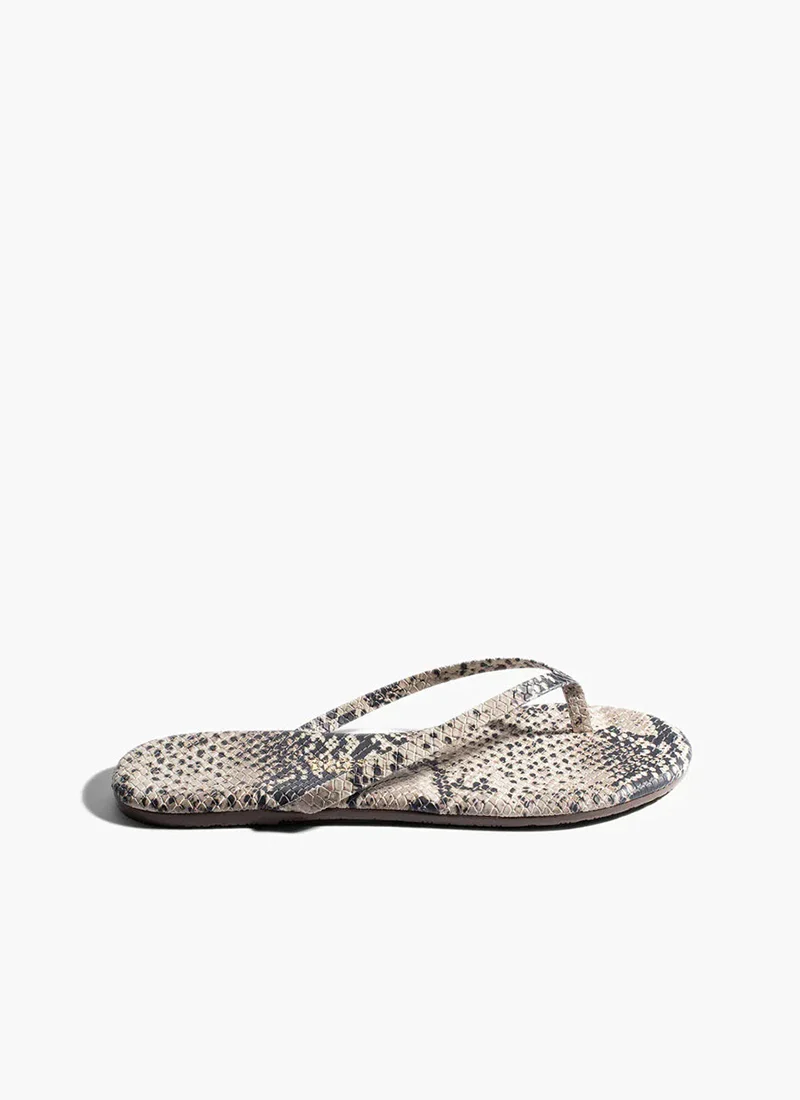 Round Toe Lily Exotic Sandals