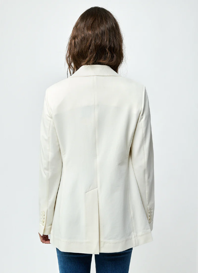 Felpina Melange Cotton Felpa Blazer - Image 2