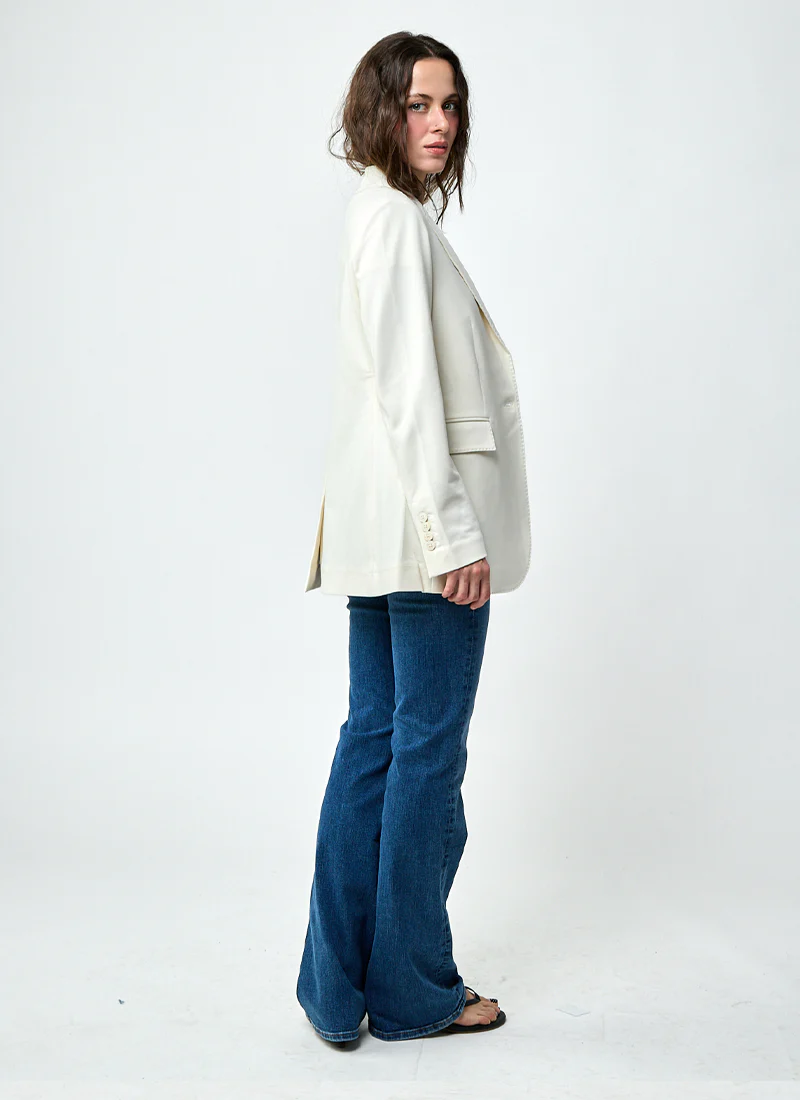 Felpina Melange Cotton Felpa Blazer - Image 5