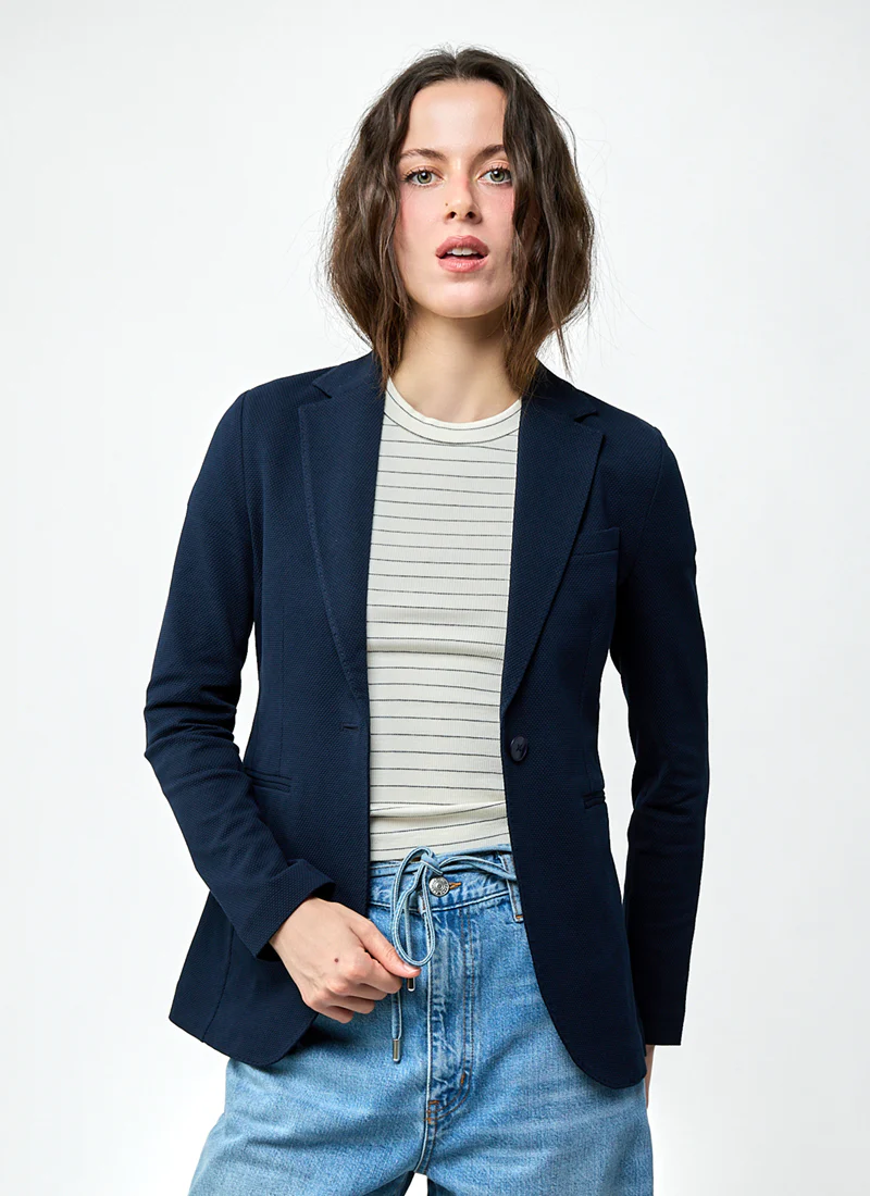 Giacca Oxford Slim Long Blazer - Image 4