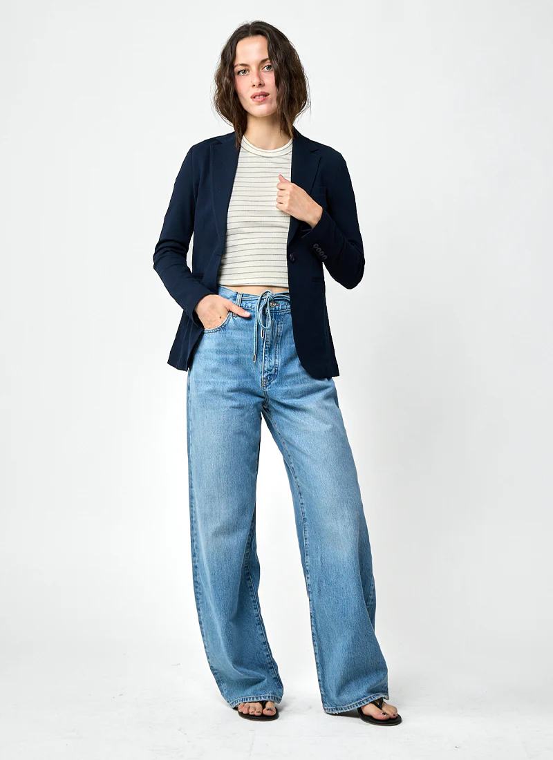 Giacca Oxford Slim Long Blazer - Image 5