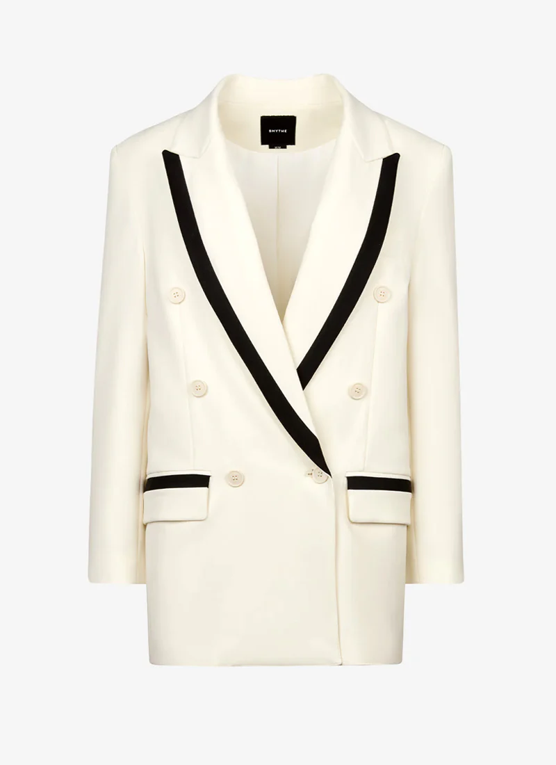 Taped DB Peaked Lapel Blazer - Image 6
