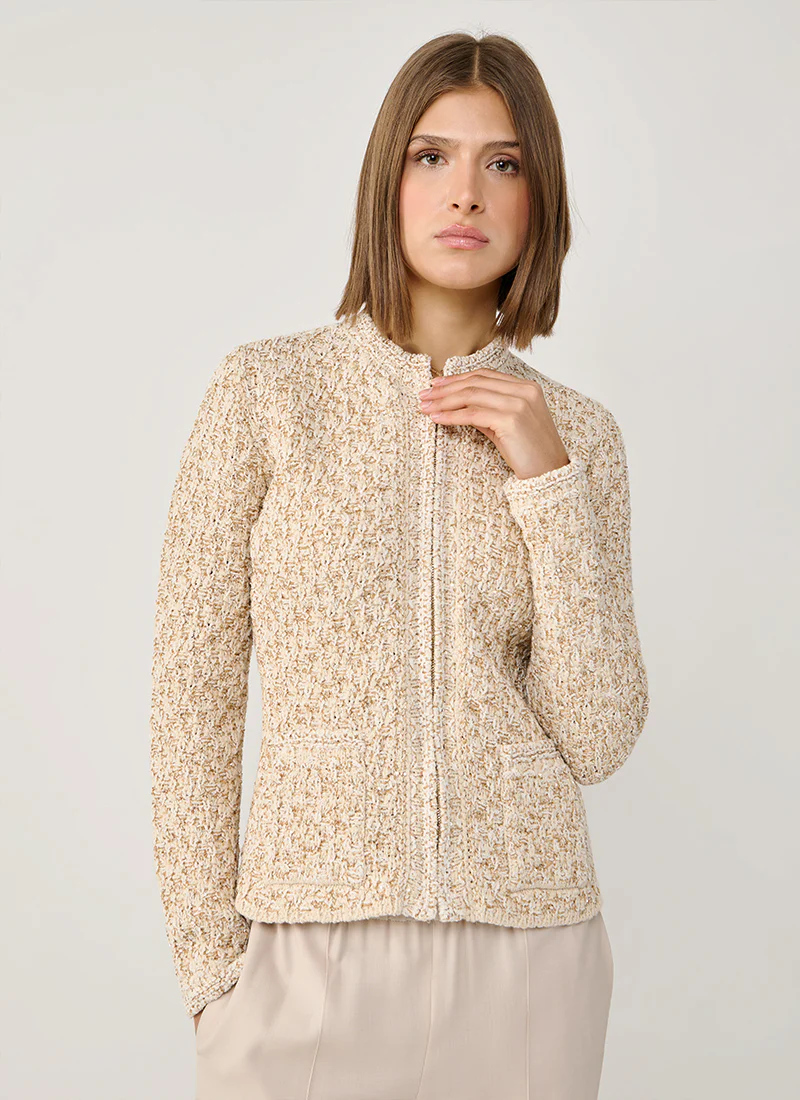 Tweed Effect Jacket