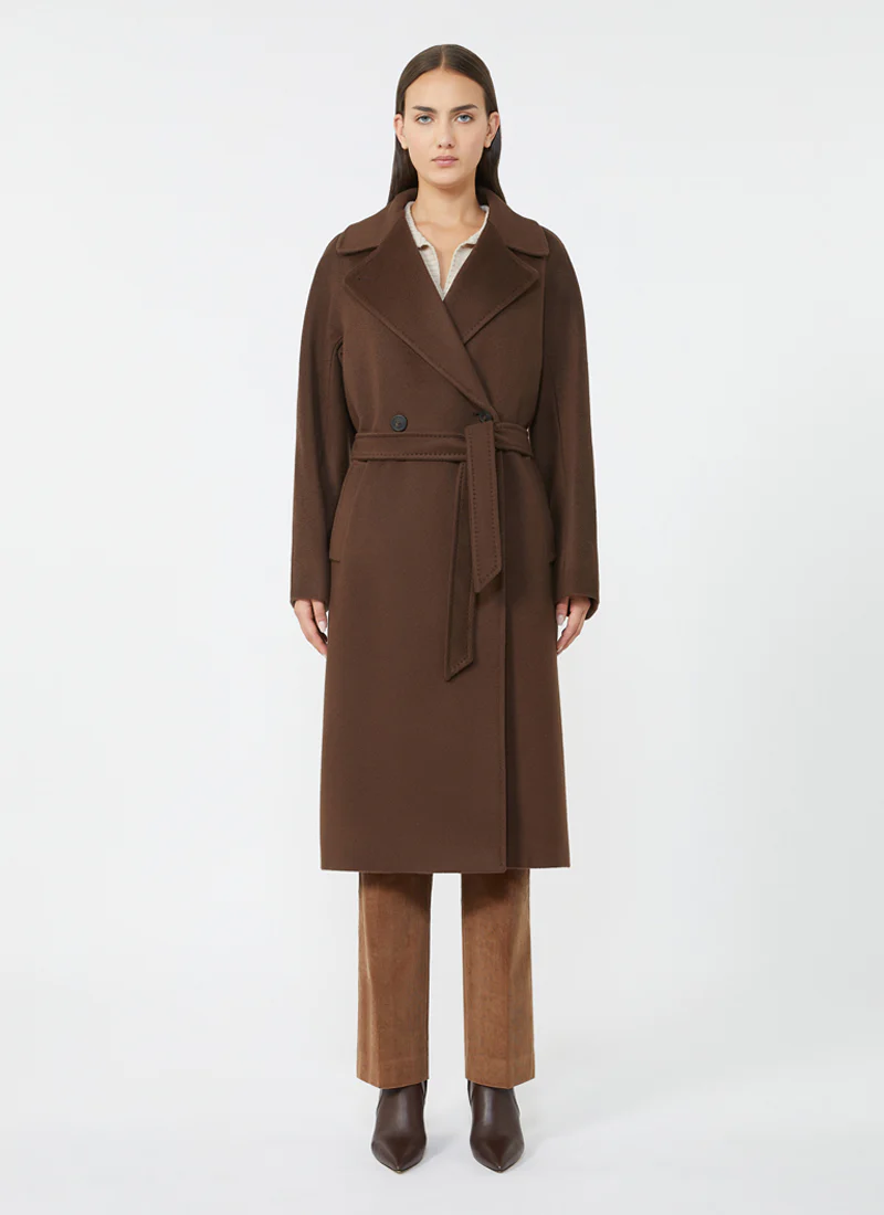Resina Wool Wrap Coat
