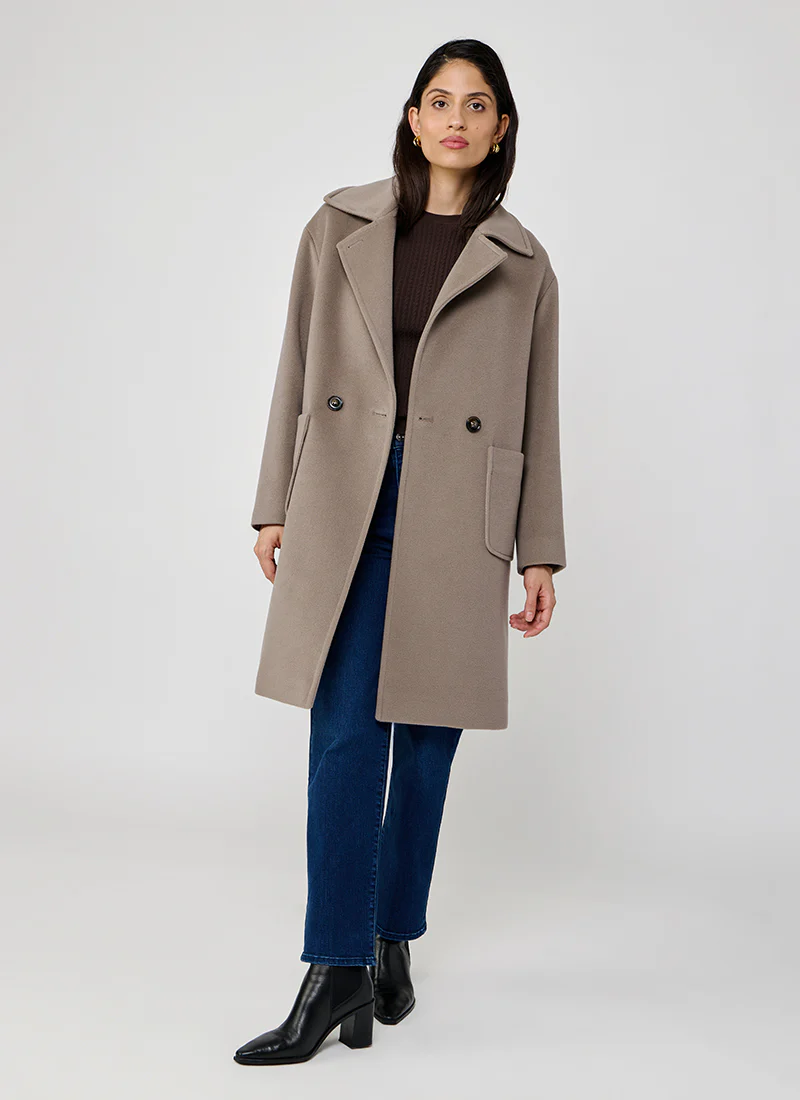 Alpaca Double Breasted Coat