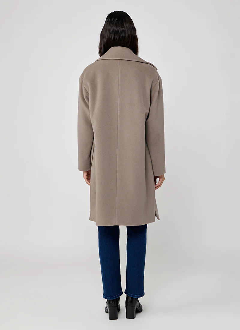 Alpaca Double Breasted Coat - Image 2