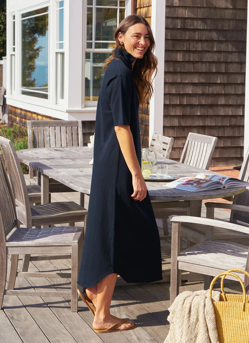 Emma Popover Henley Maxi Dress - Image 3