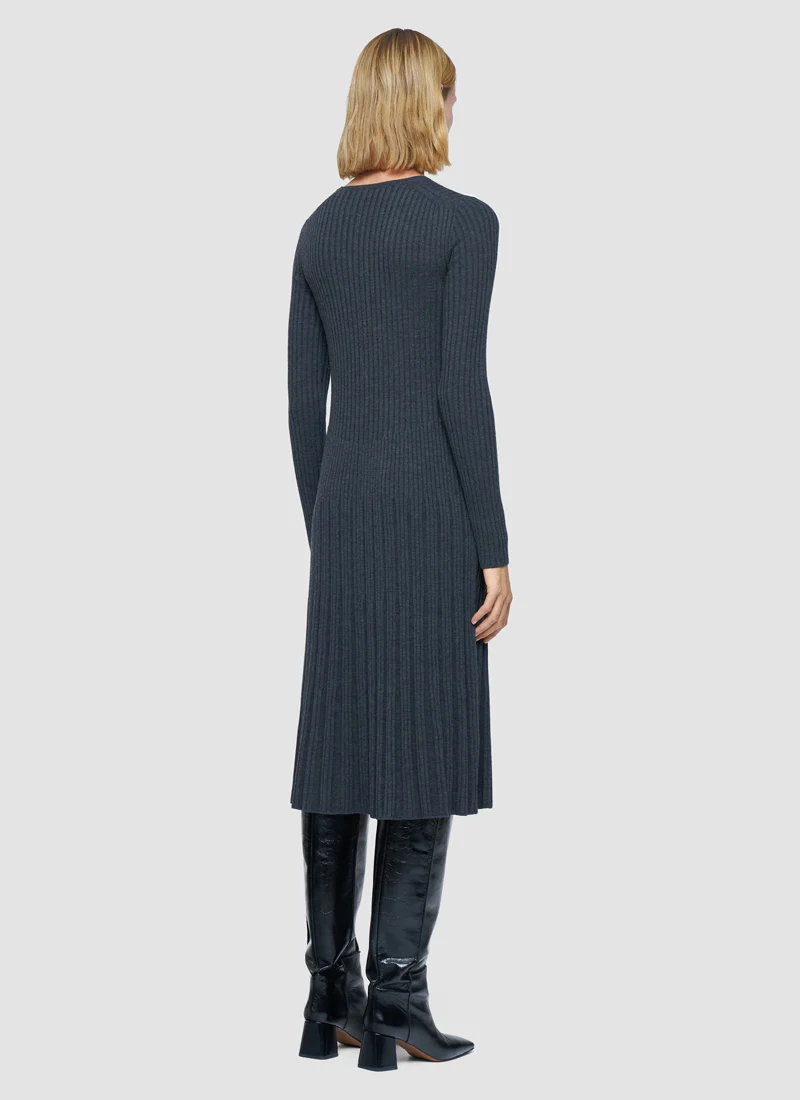 Merino Rib Dress - Image 2