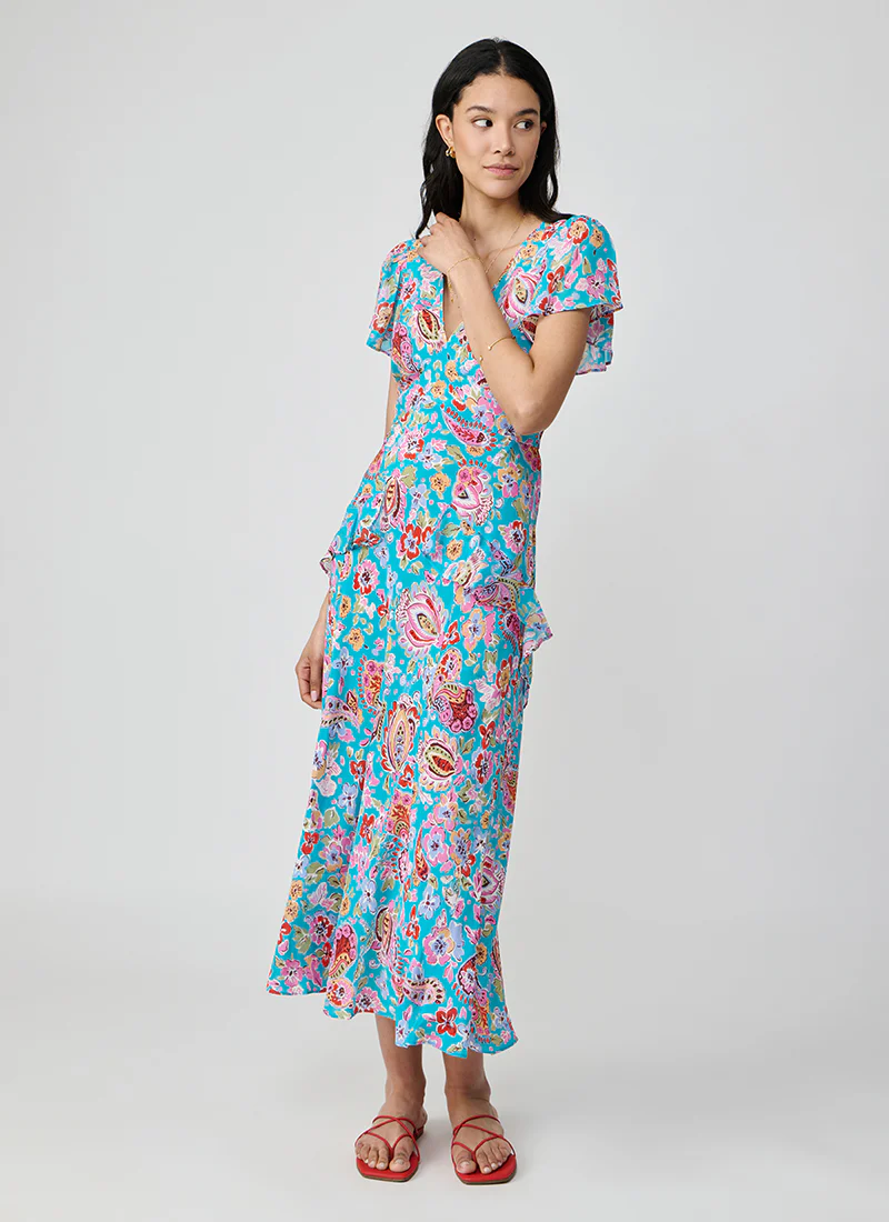 Evie Silk Maxi Dress