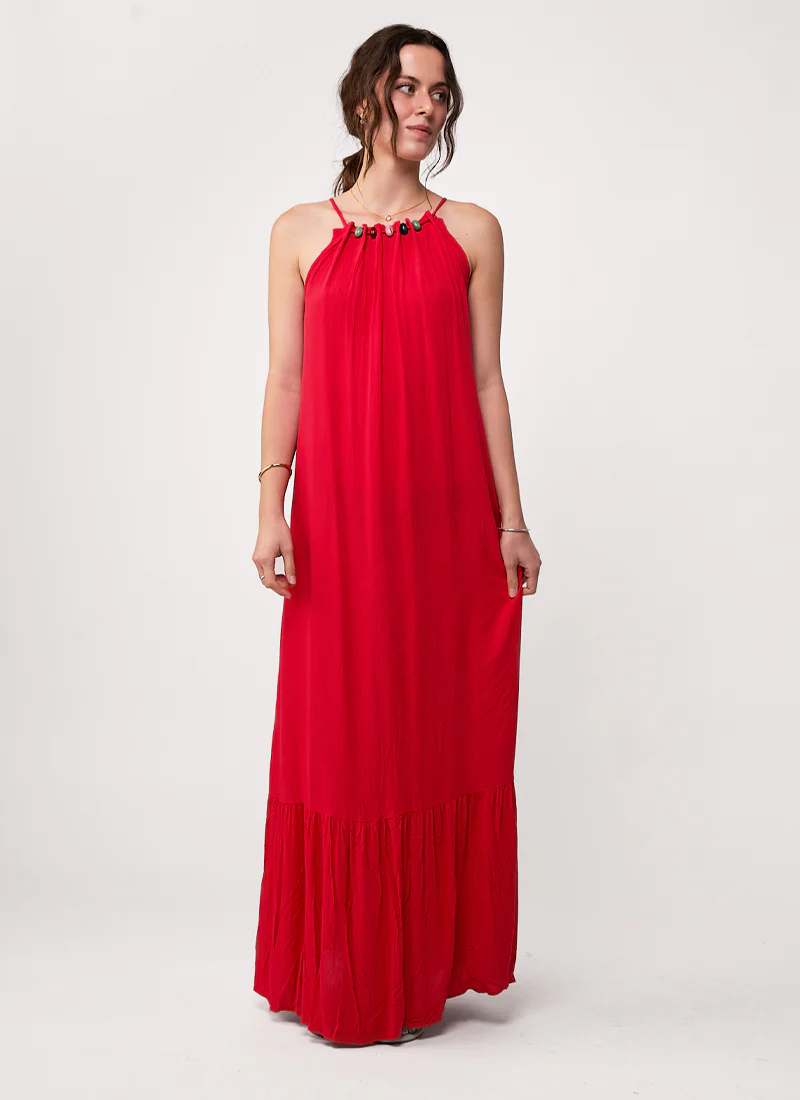 Halter Neck Maxi Dress - Image 4