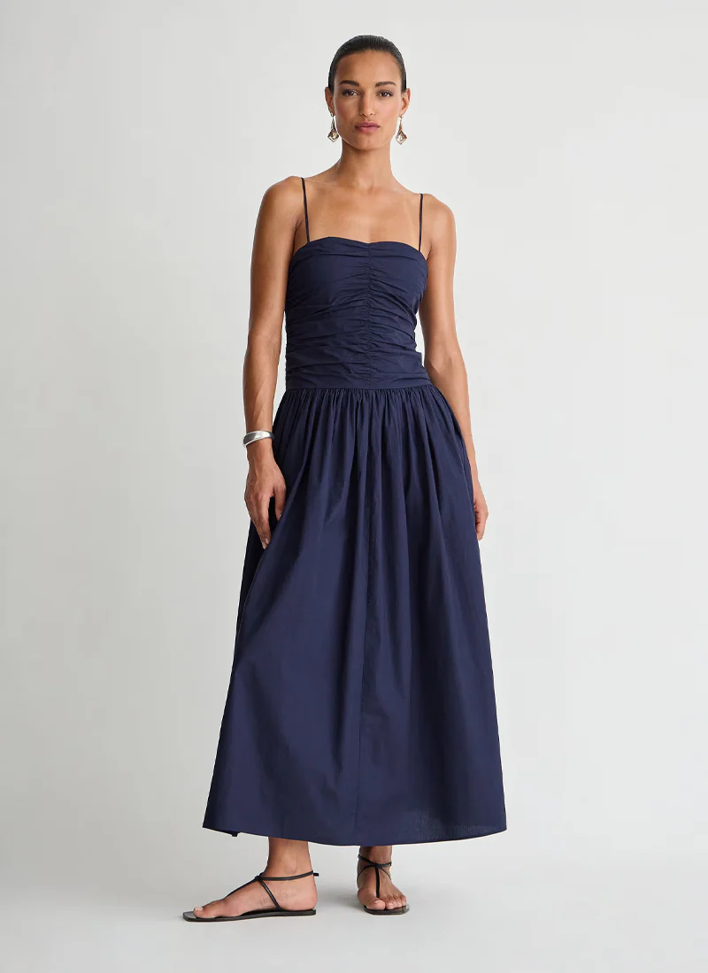 Jana Ruched Bodice Maxi Dress