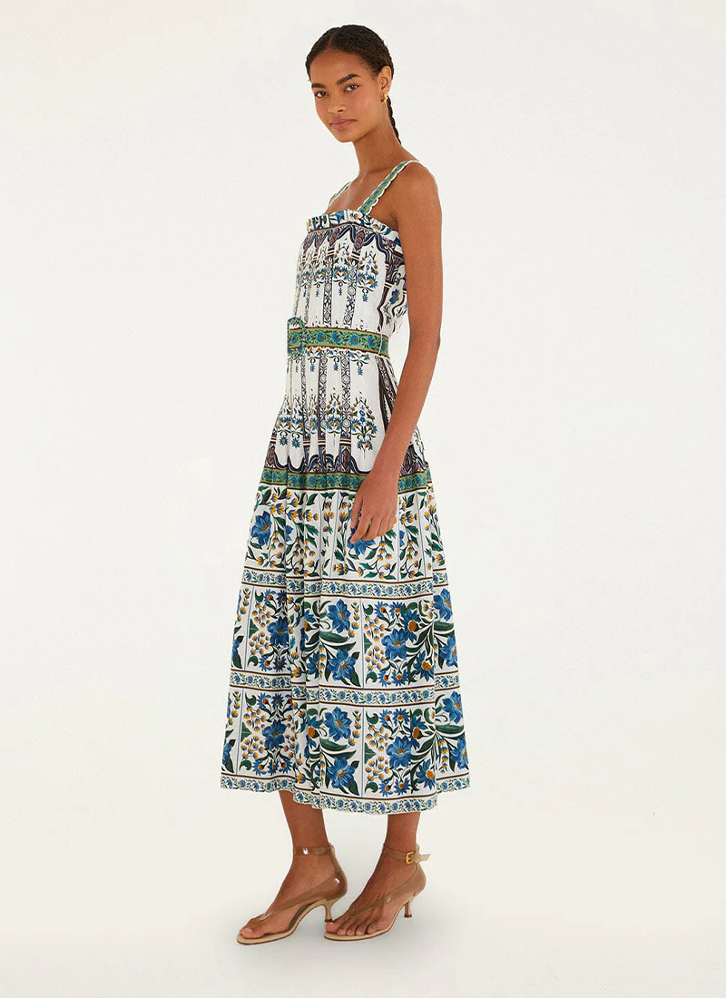 Manoela Belted Maxi Dress - Image 5