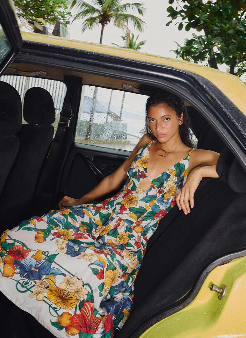 Tropi Embroidered Maxi Dress - Image 2