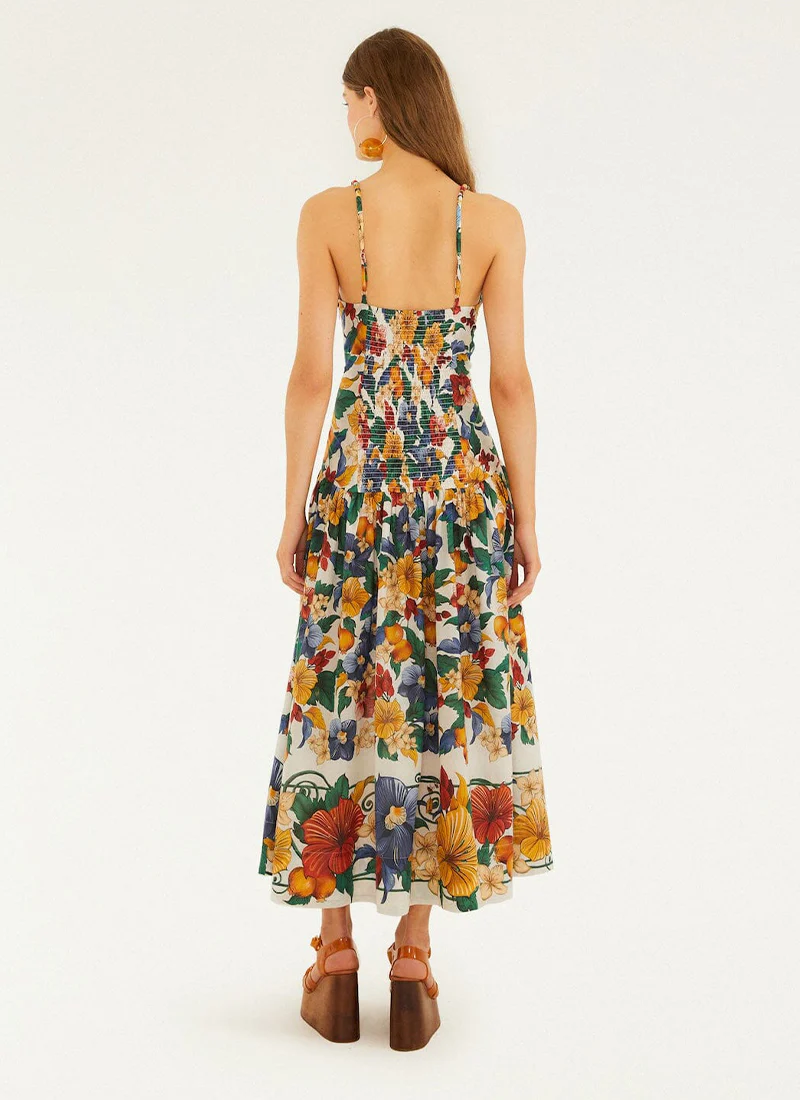 Tropi Embroidered Maxi Dress - Image 4
