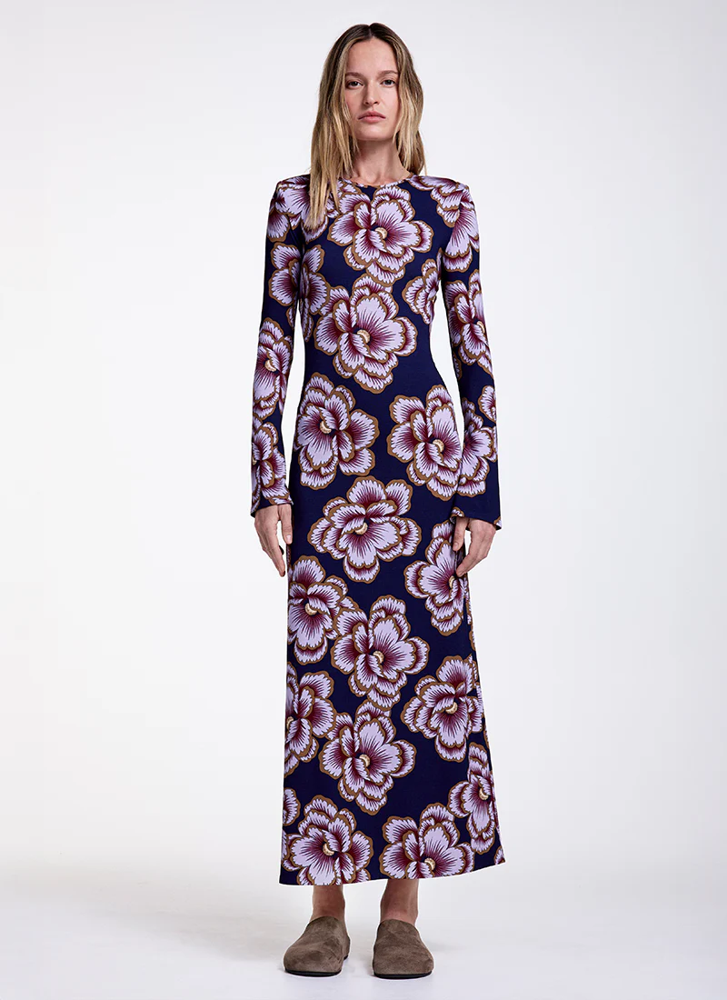 Crewneck Midi Dress
