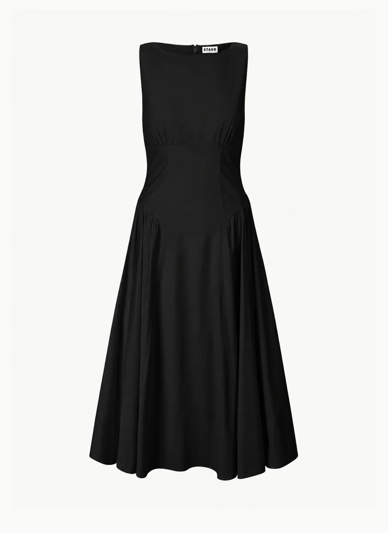 Gwen Cotton Sleeveless Midi Dress - Image 6